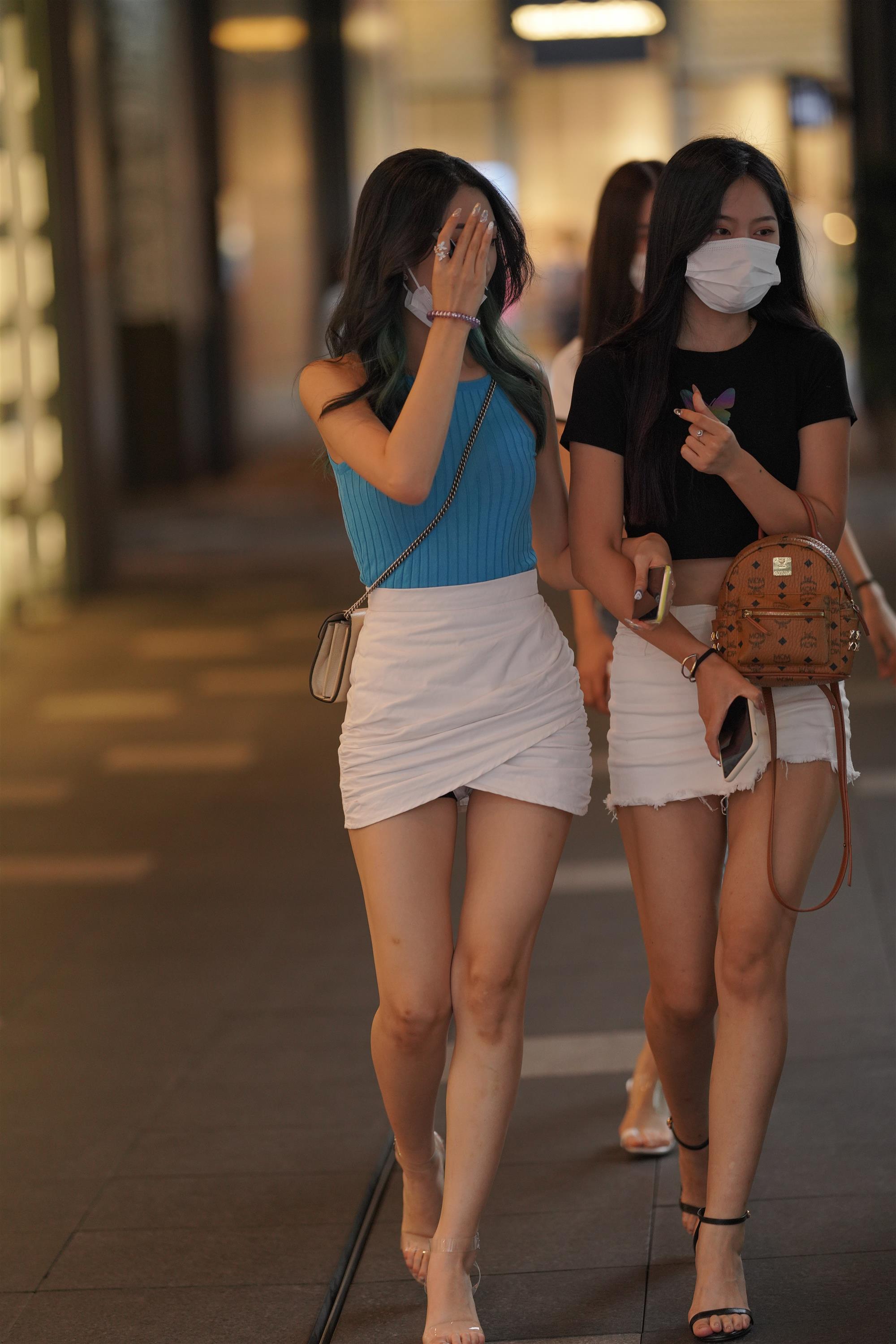 Street Three girls in short skirts - 30.jpg