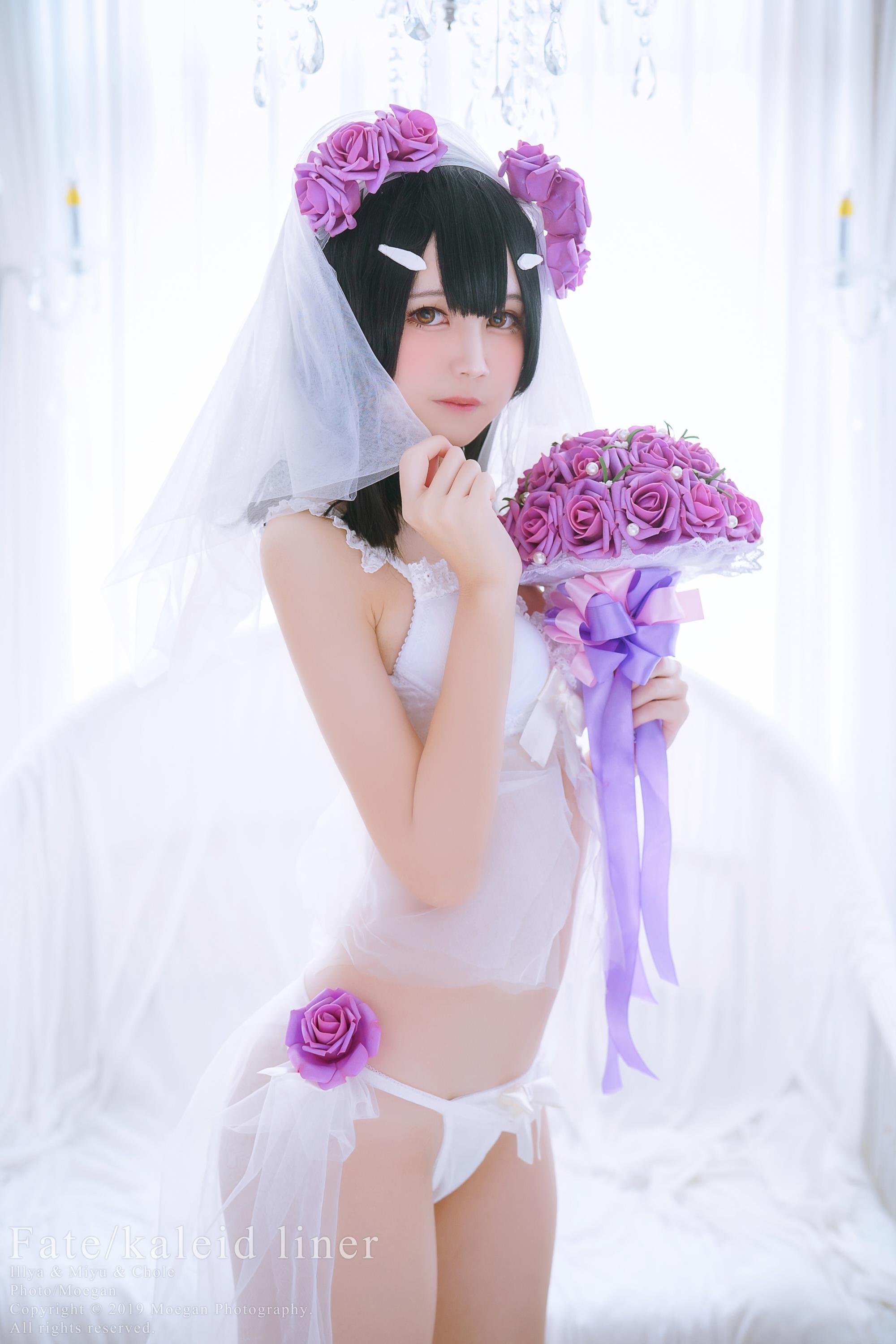 Cosplay 沖田凜花Rinka 鈴鈴Yakira 鬼姬Oni Hime Wedding Bikini ver - 13.jpg
