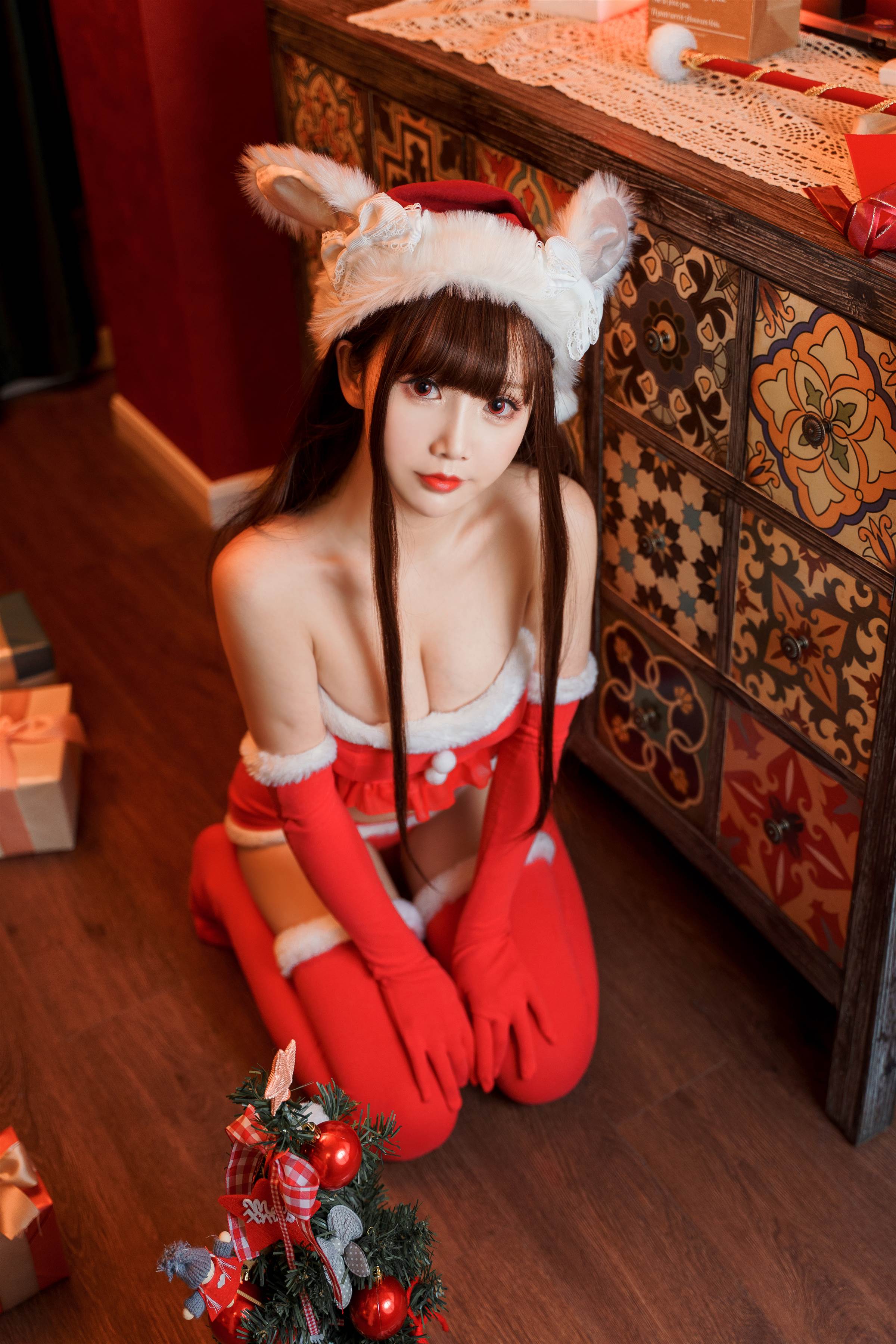 Cosplay r面饼仙儿 - 圣诞短裙 - 22.jpg