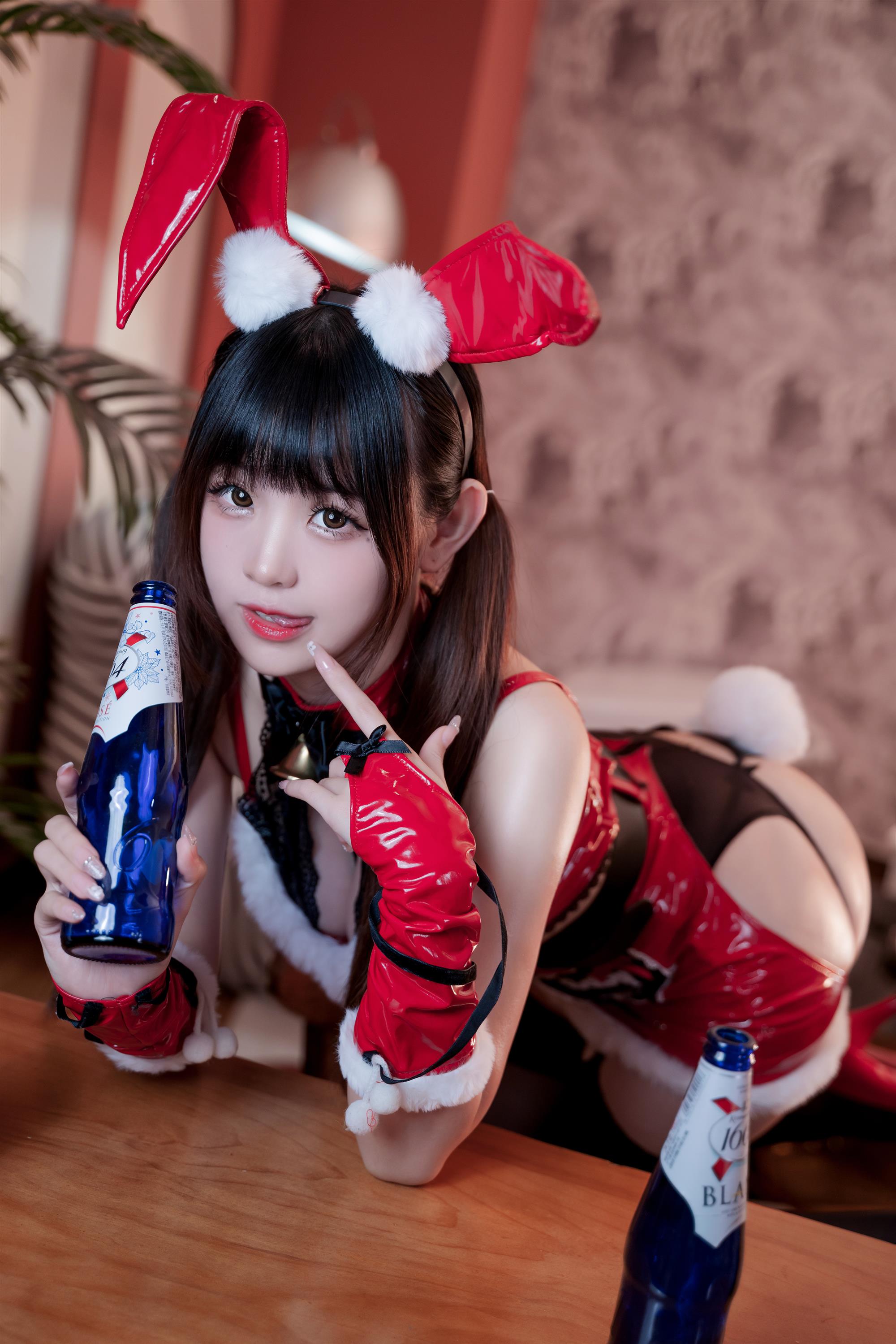 Cosplay miko酱ww 圣诞兔兔 - 7.jpg