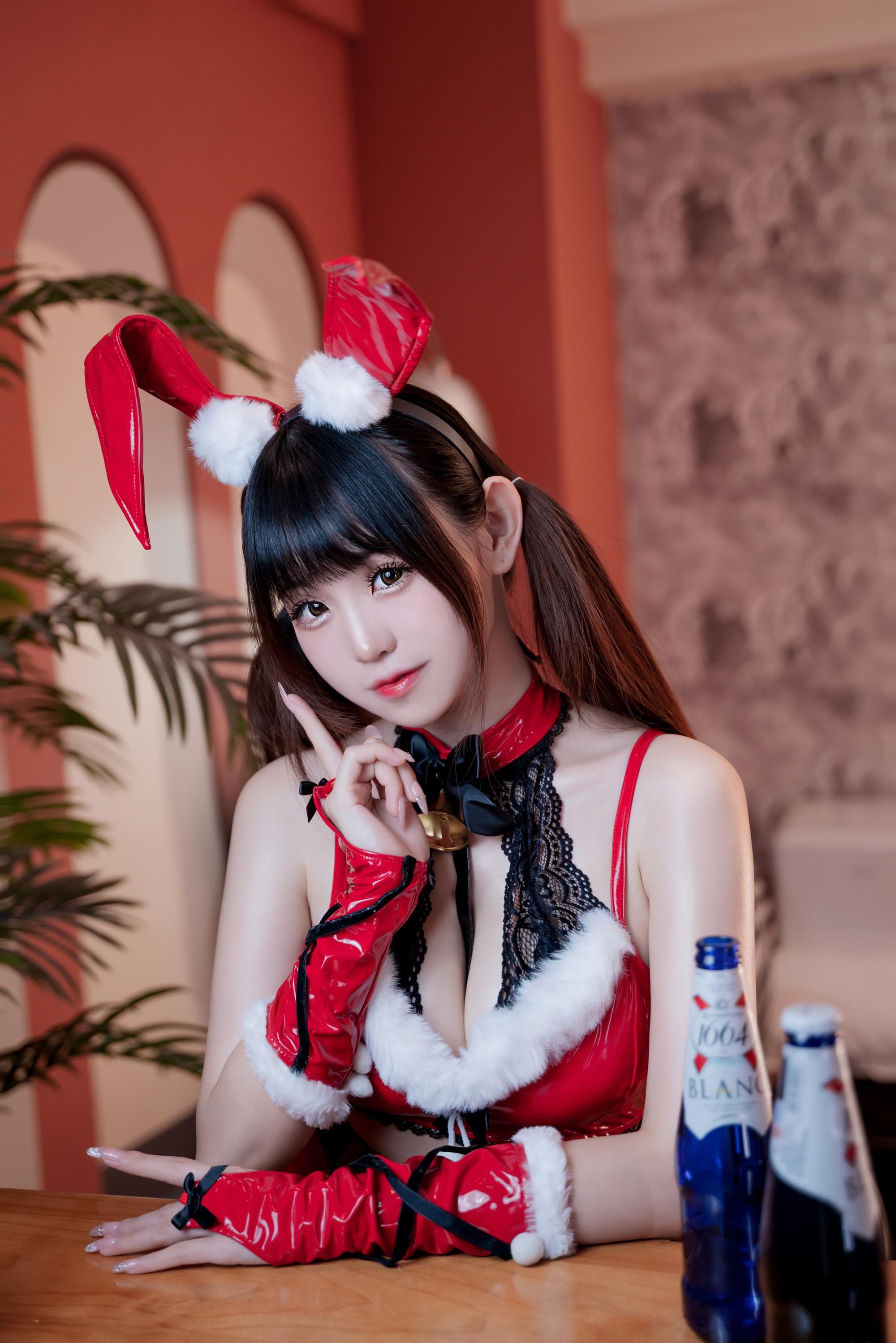 Cosplay miko酱ww 圣诞兔兔 - 9.jpg