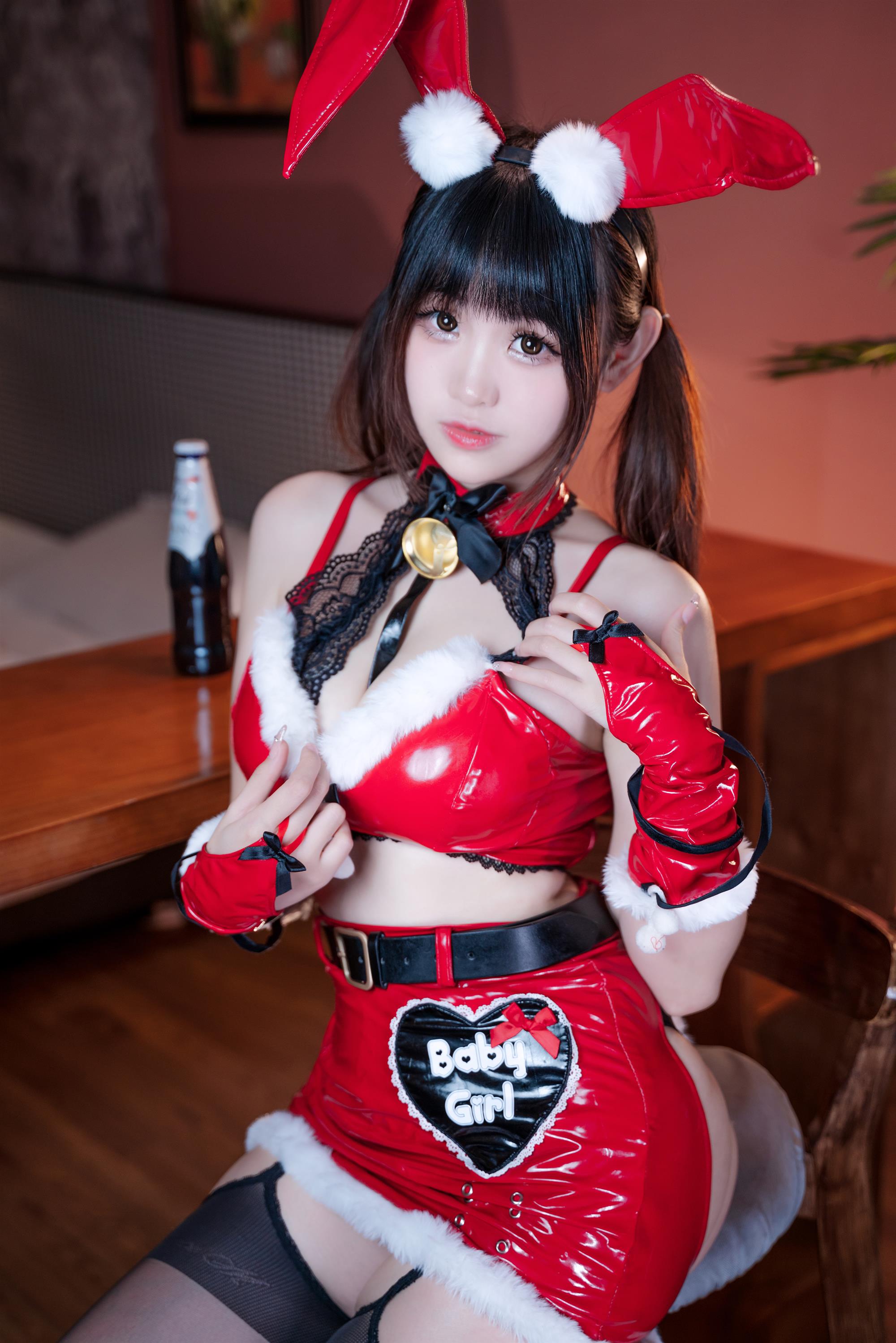 Cosplay miko酱ww 圣诞兔兔 - 4.jpg
