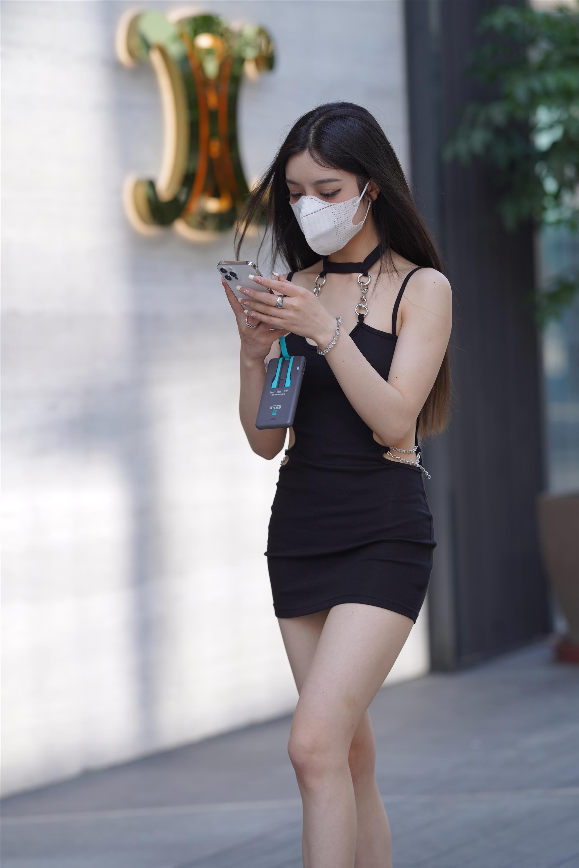 Street girl in a black slip dress - 35.jpg