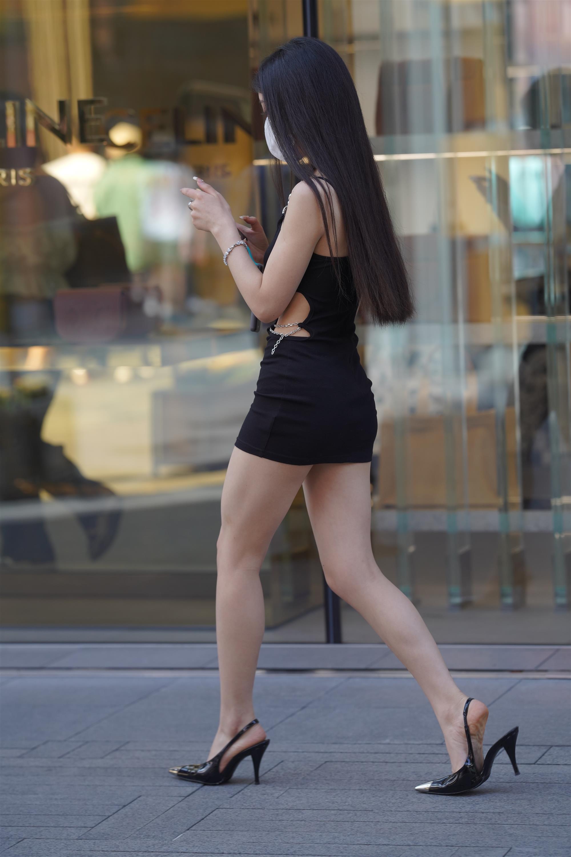 Street girl in a black slip dress - 64.jpg