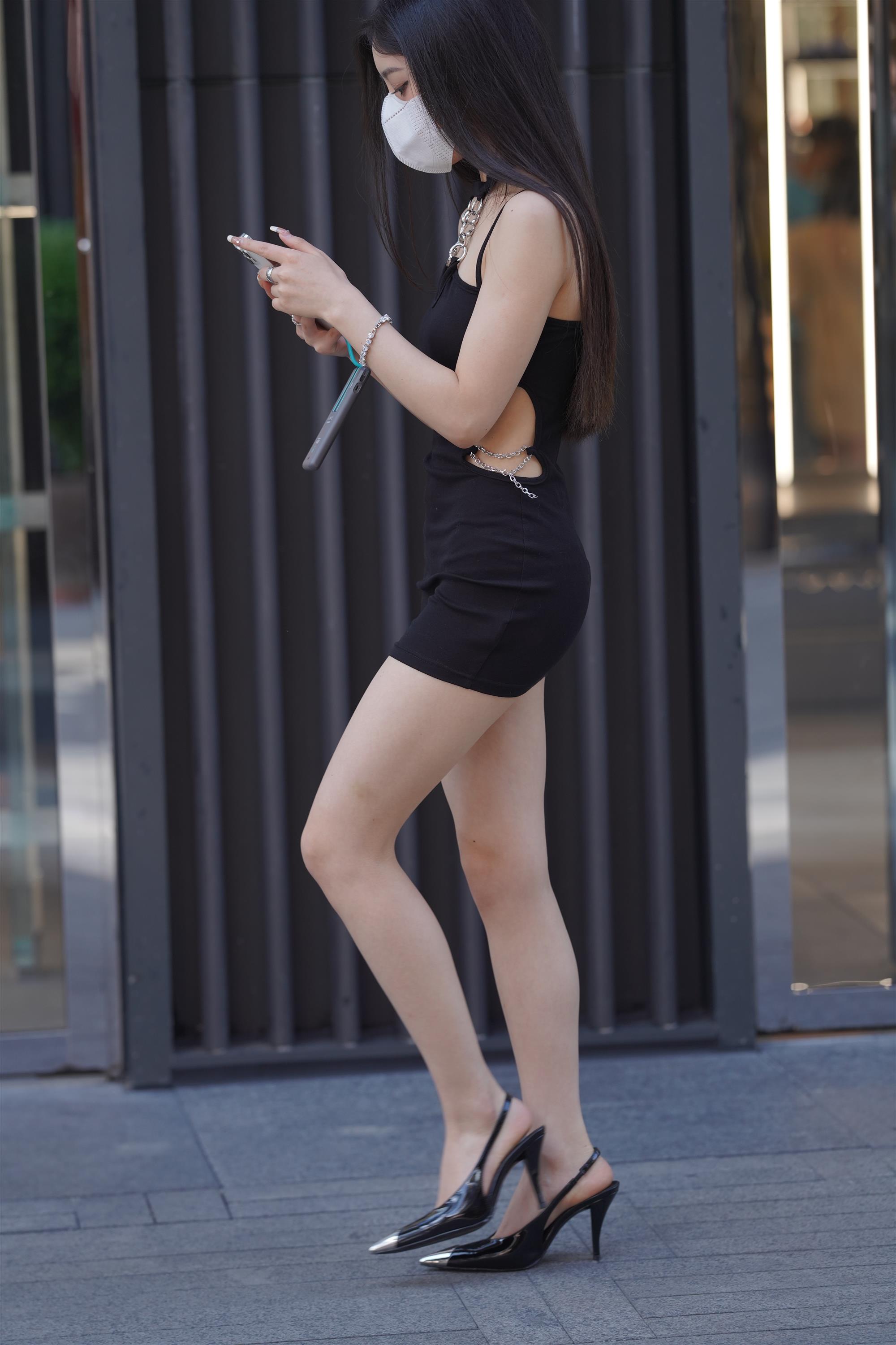 Street girl in a black slip dress - 53.jpg