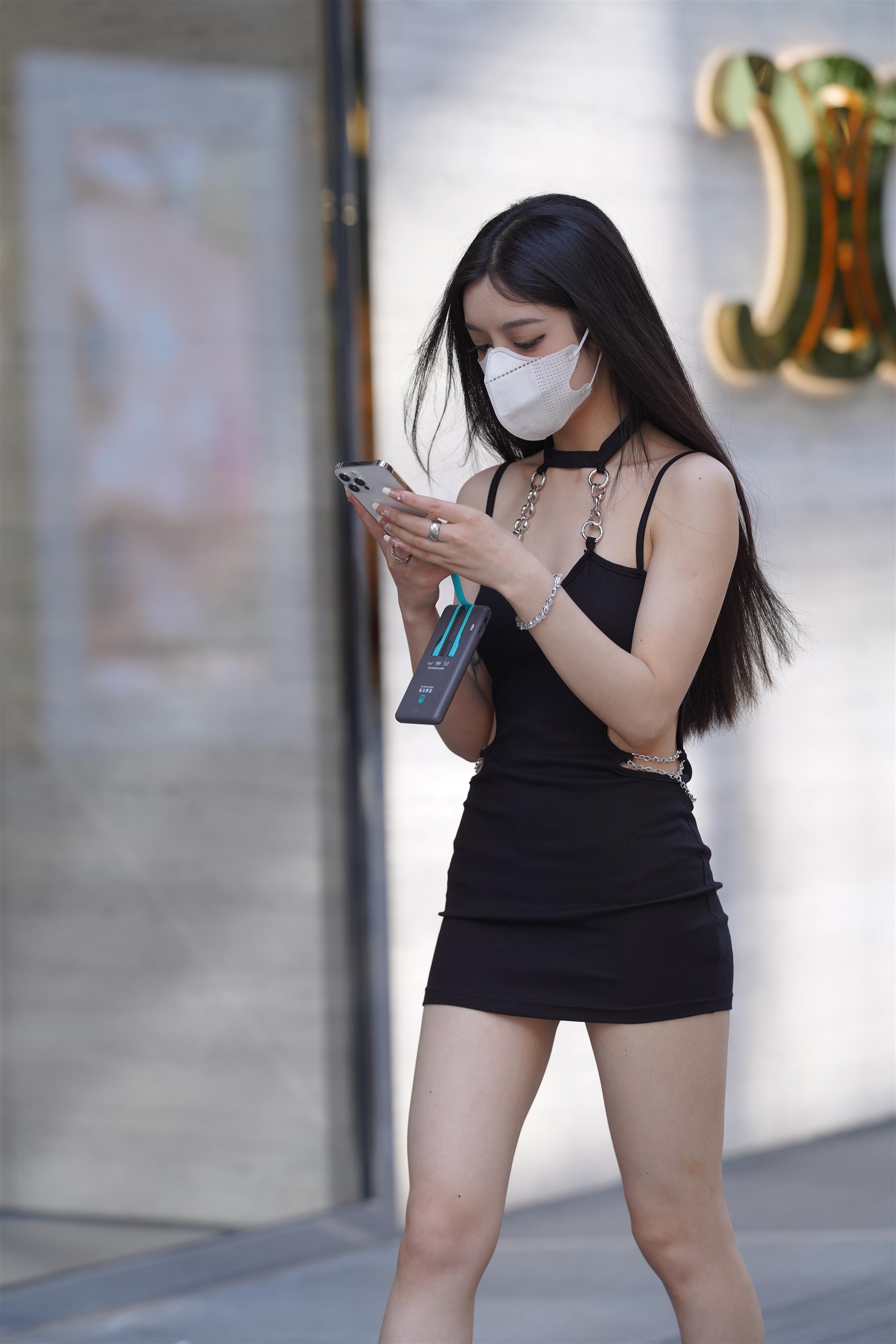 Street girl in a black slip dress - 38.jpg