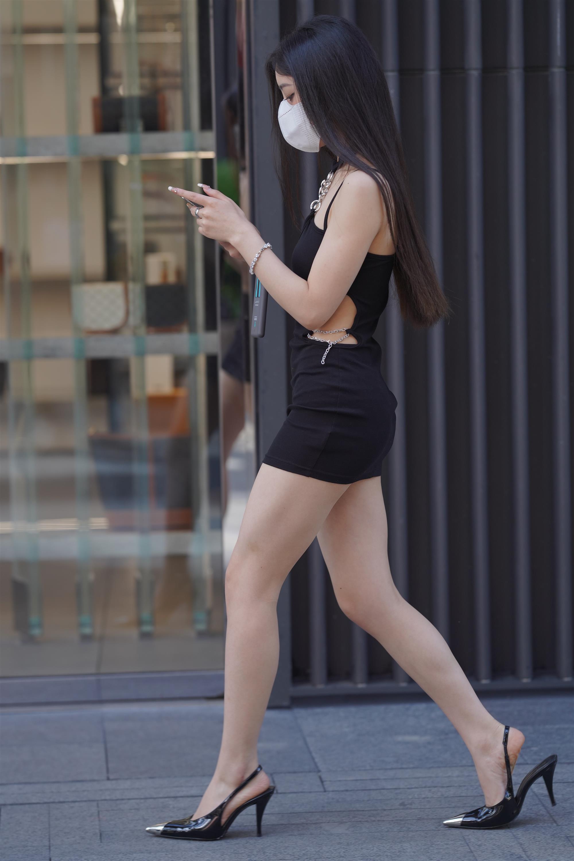 Street girl in a black slip dress - 55.jpg