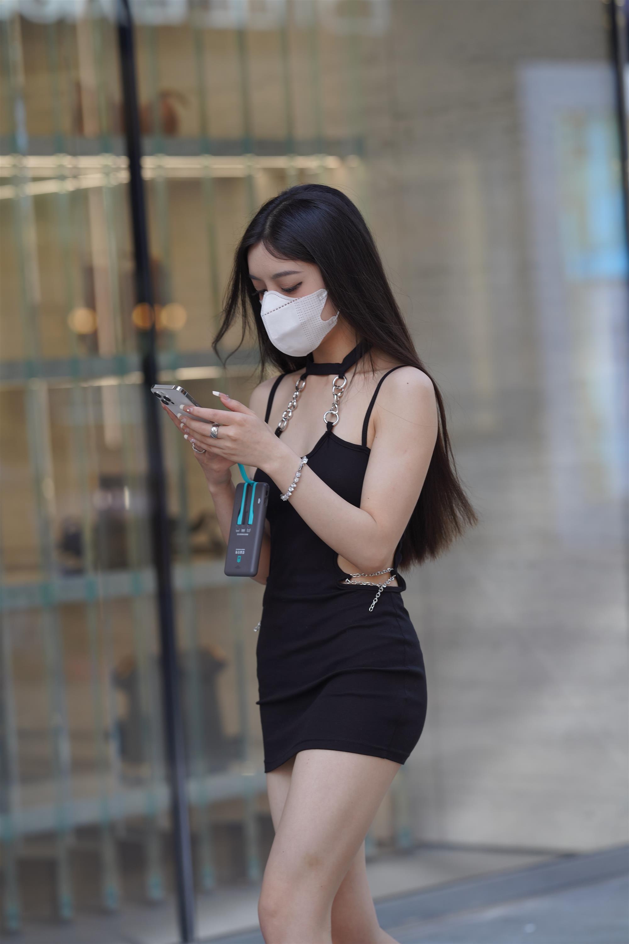 Street girl in a black slip dress - 40.jpg