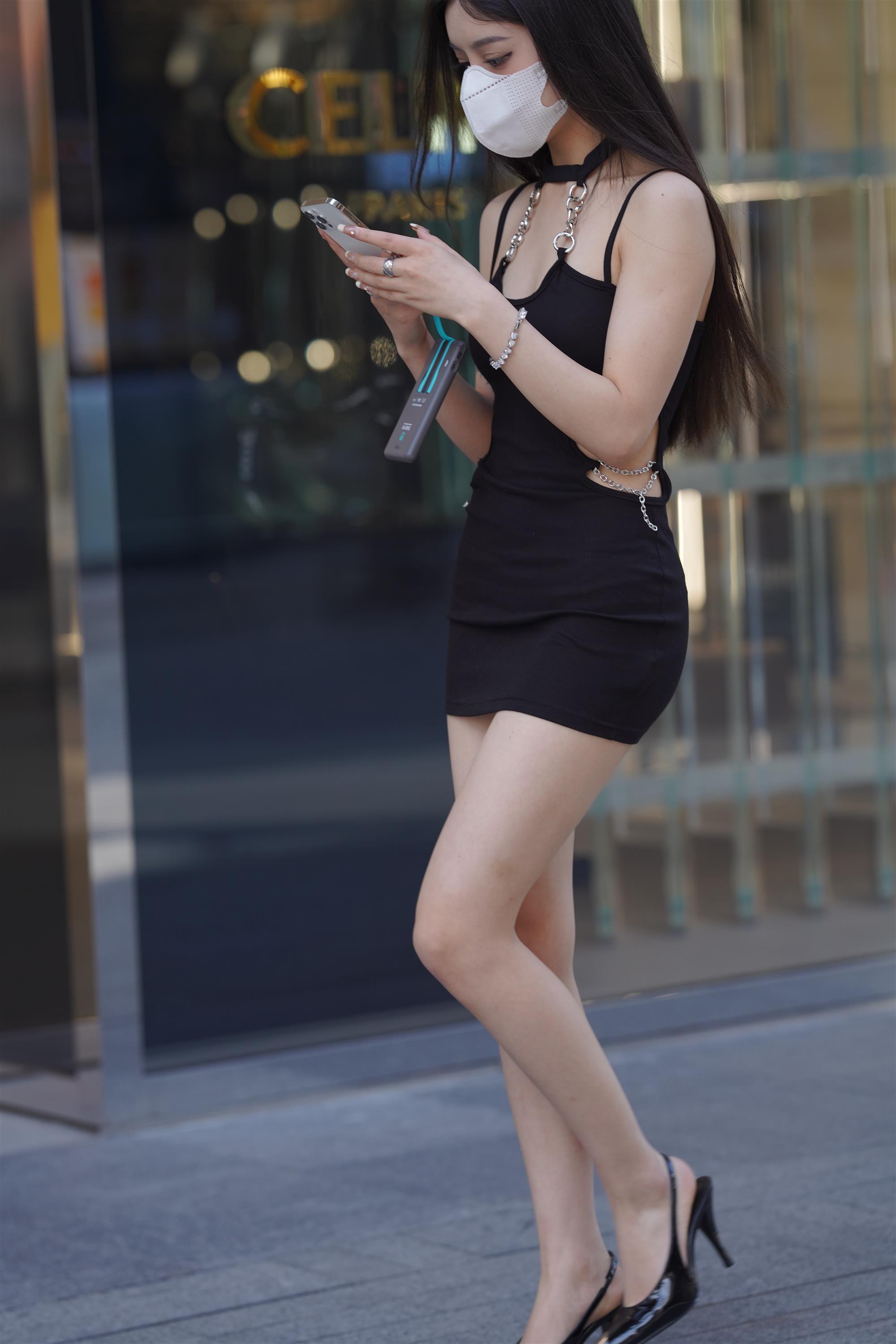 Street girl in a black slip dress - 44.jpg