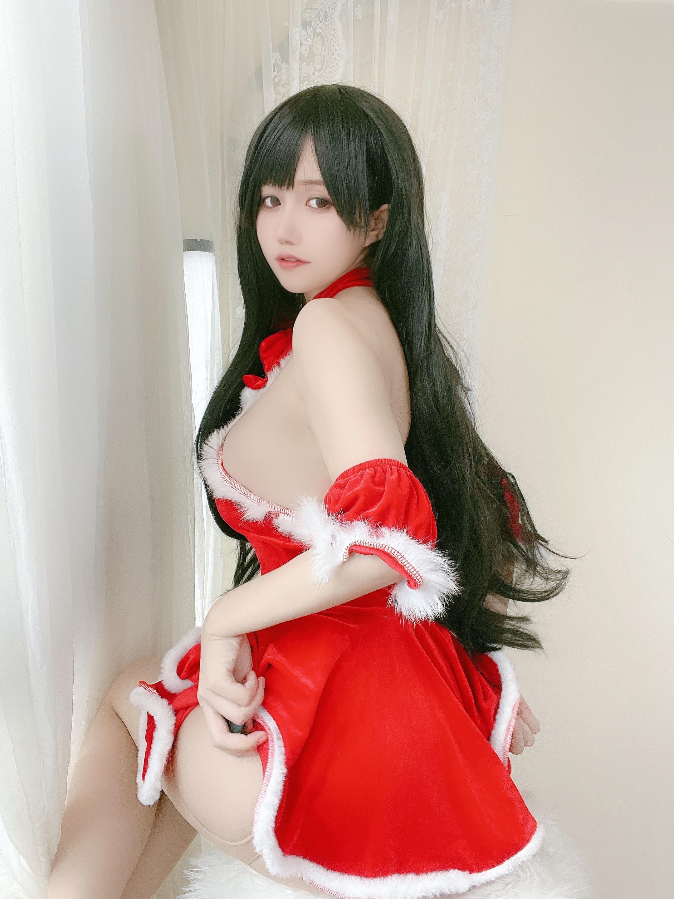 Cosplay 小仓千代w  红色圣诞礼物裙 - 6.jpg