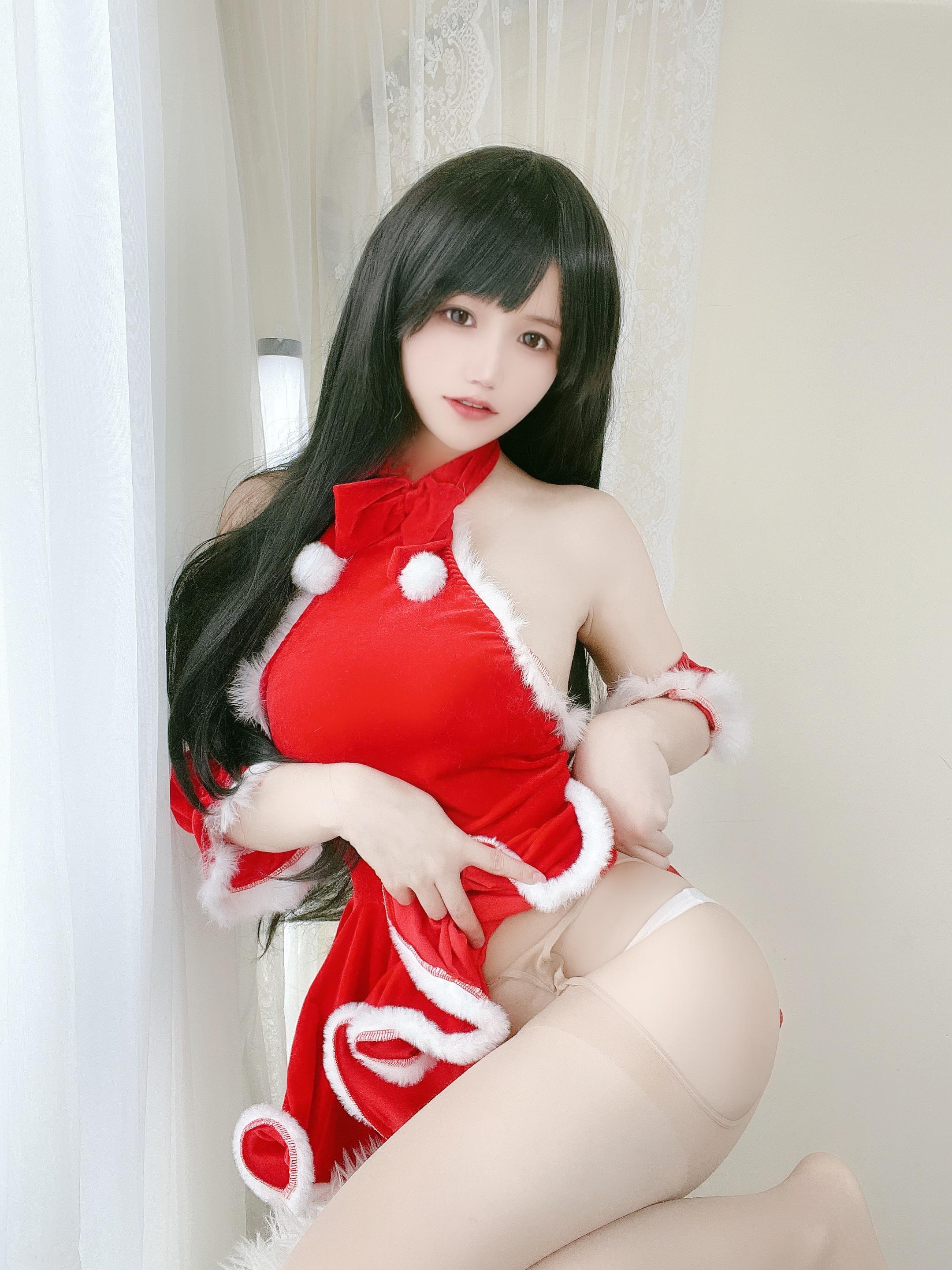 Cosplay 小仓千代w  红色圣诞礼物裙 - 11.jpg