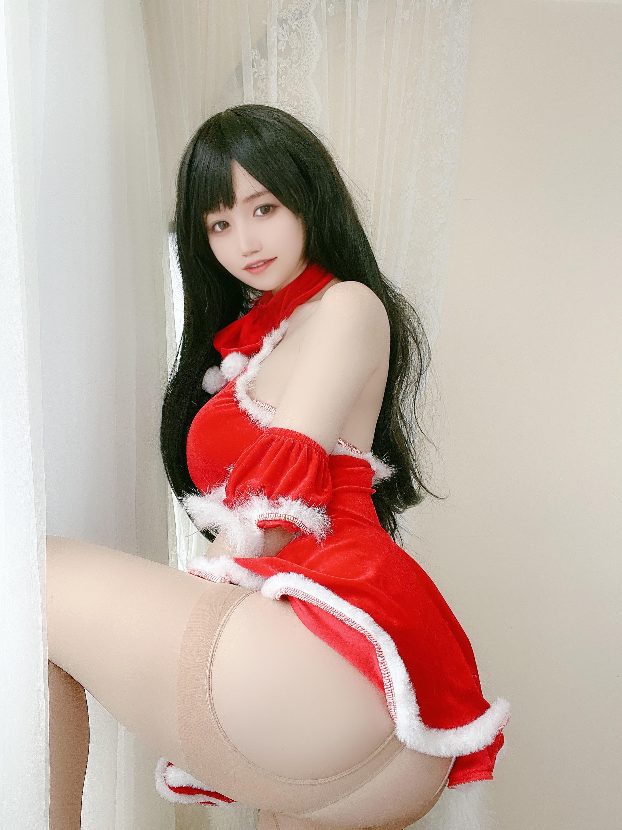 Cosplay 小仓千代w  红色圣诞礼物裙 - 14.jpg