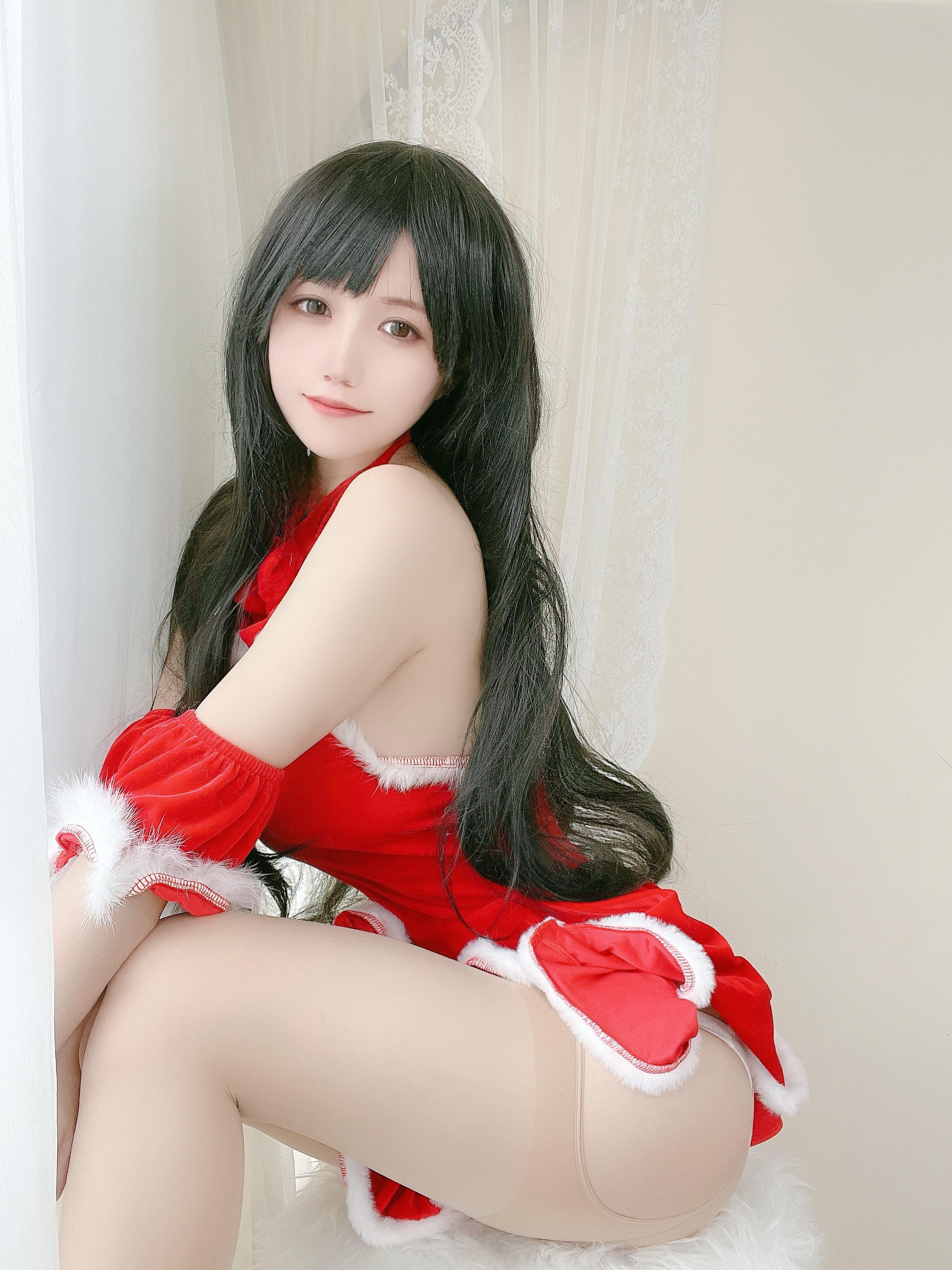 Cosplay 小仓千代w  红色圣诞礼物裙 - 3.jpg