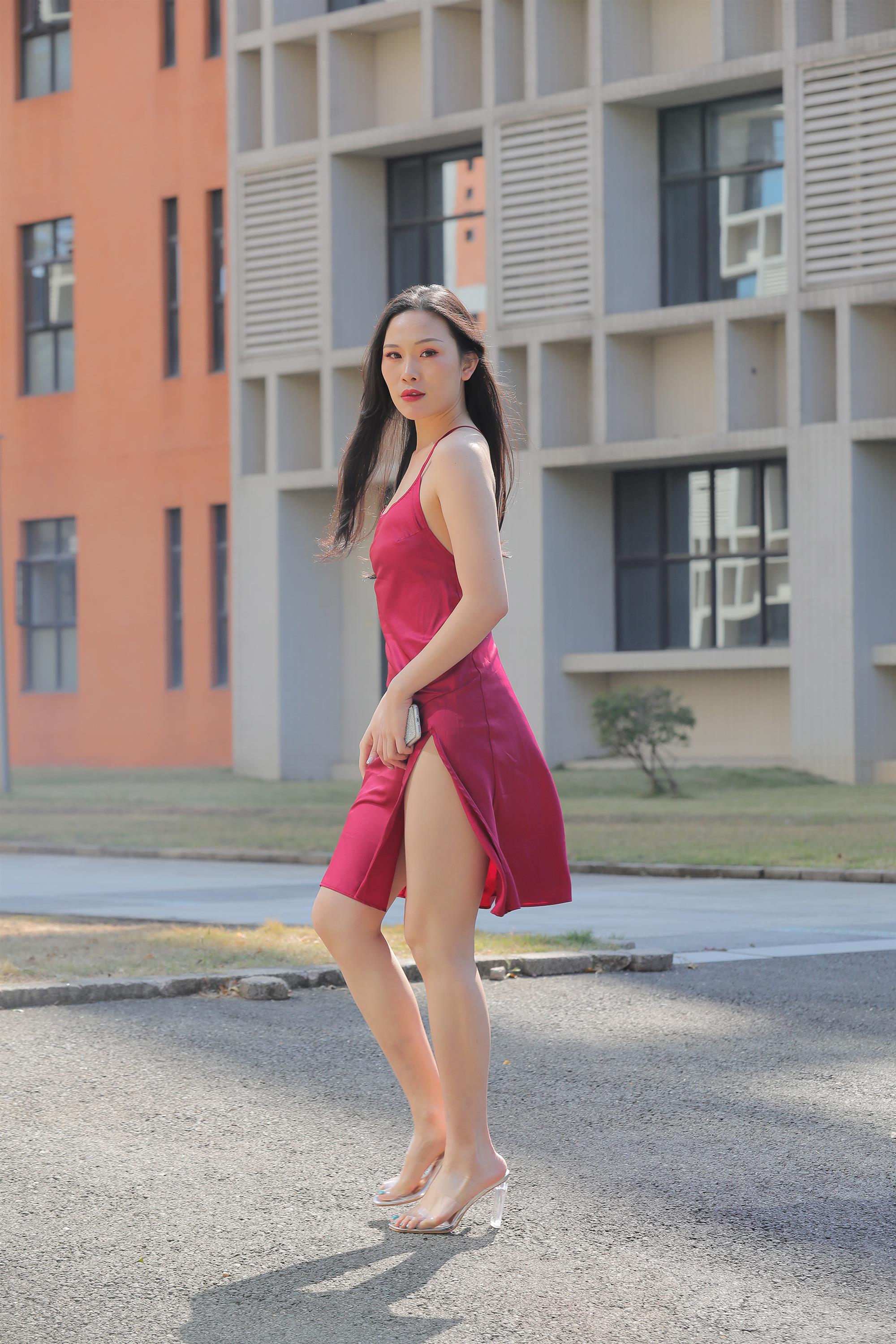 Street beauty in a red dress - 27.jpg
