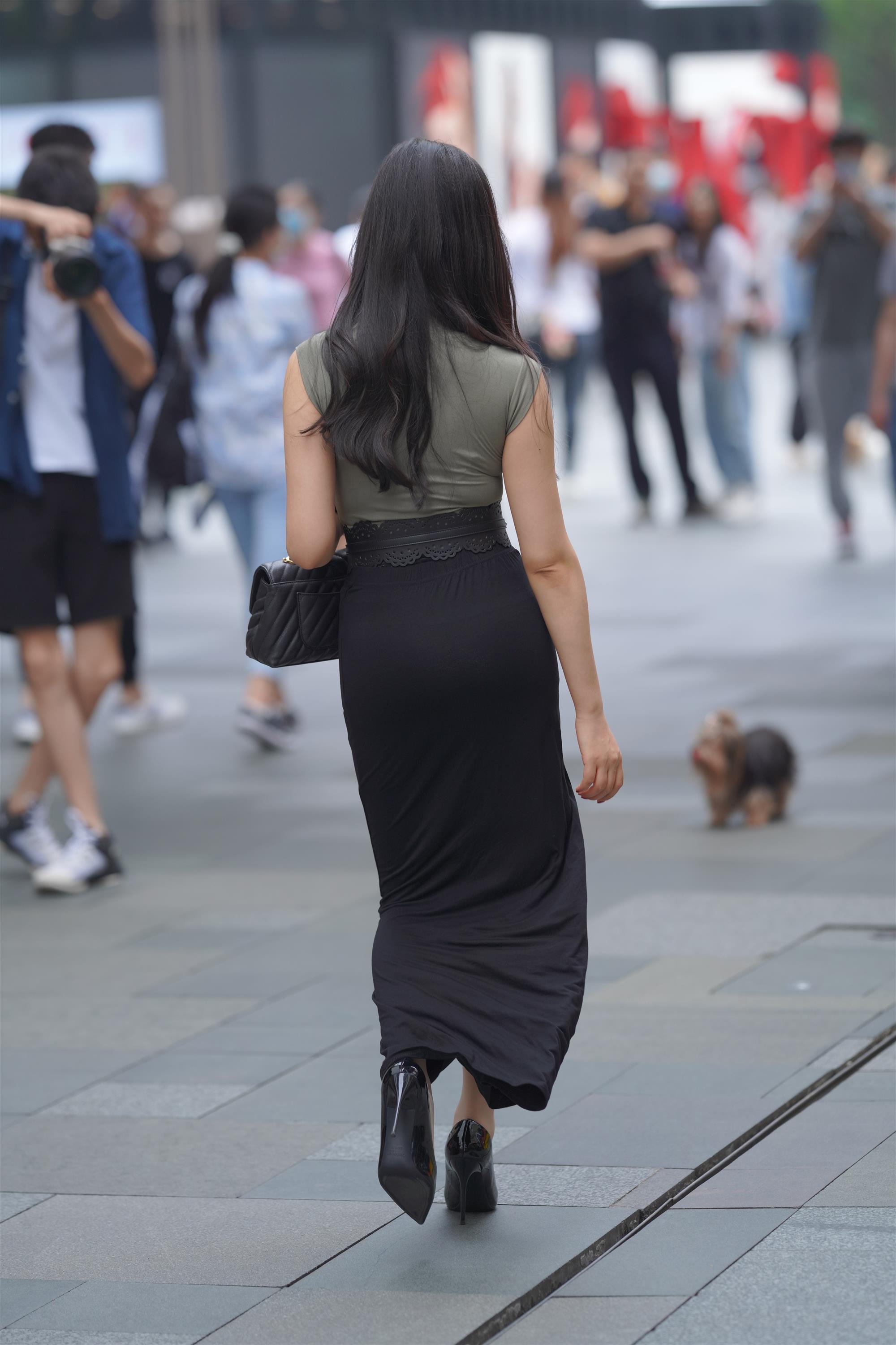 Street 欣儿 Long black skirt - 89.jpg