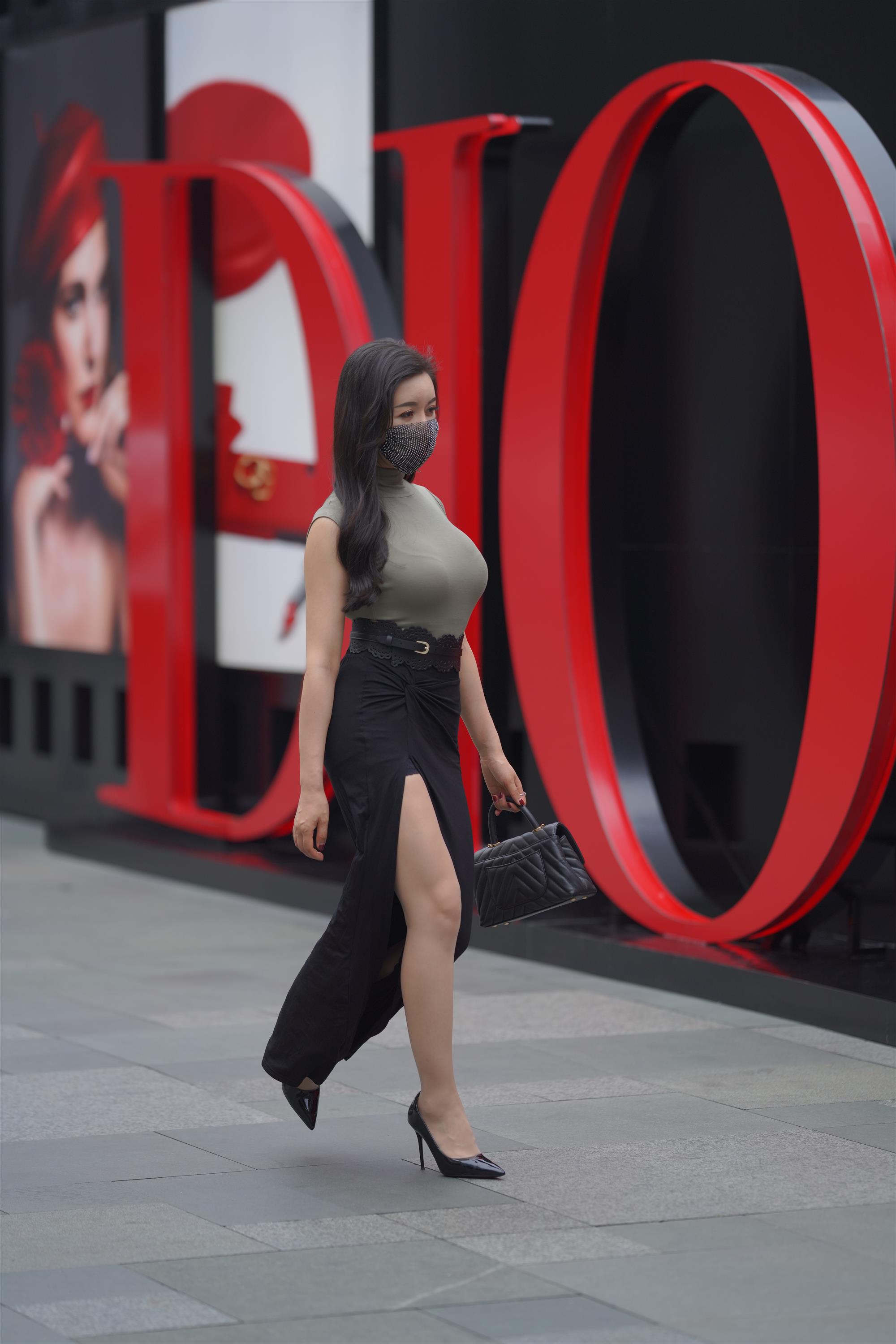 Street 欣儿 Long black skirt - 123.jpg