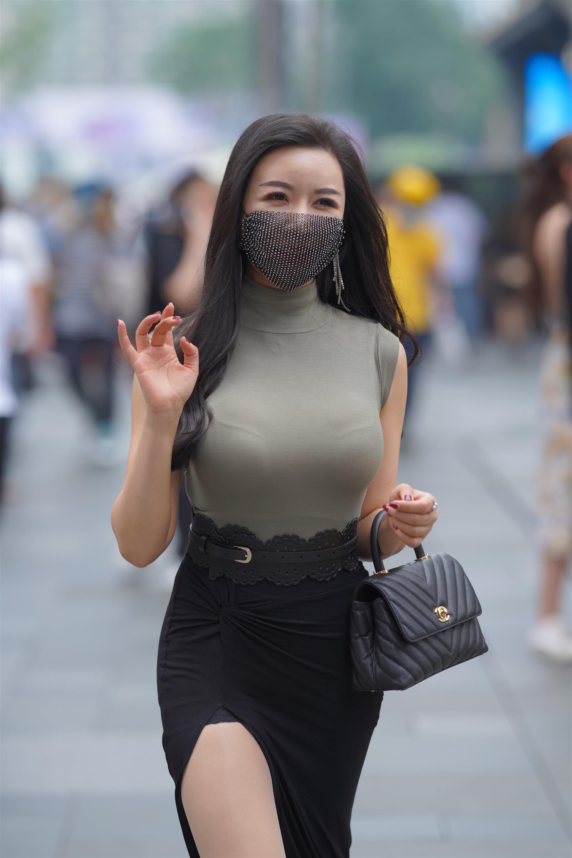 Street 欣儿 Long black skirt - 23.jpg