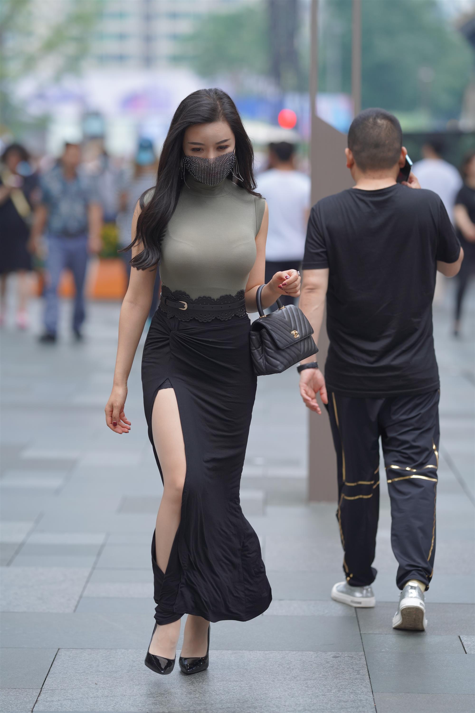 Street 欣儿 Long black skirt - 9.jpg
