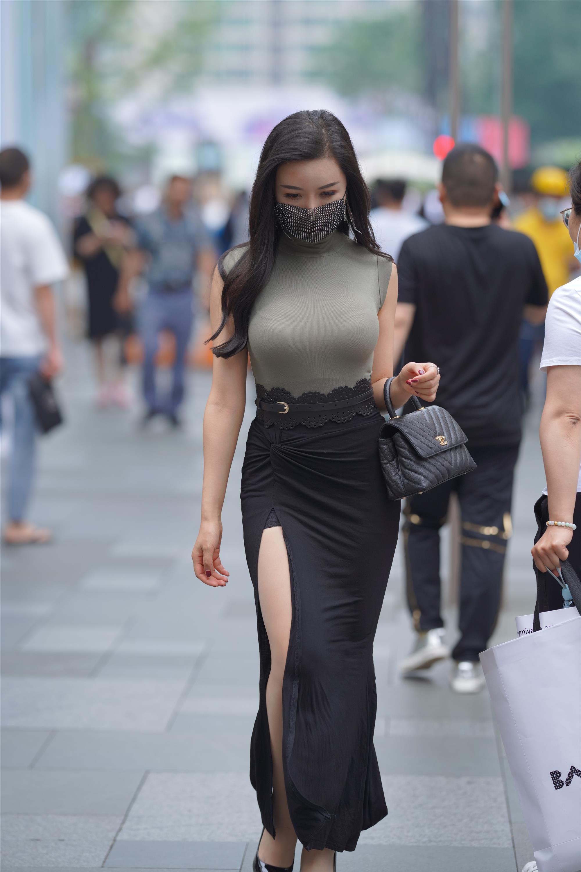 Street 欣儿 Long black skirt - 13.jpg