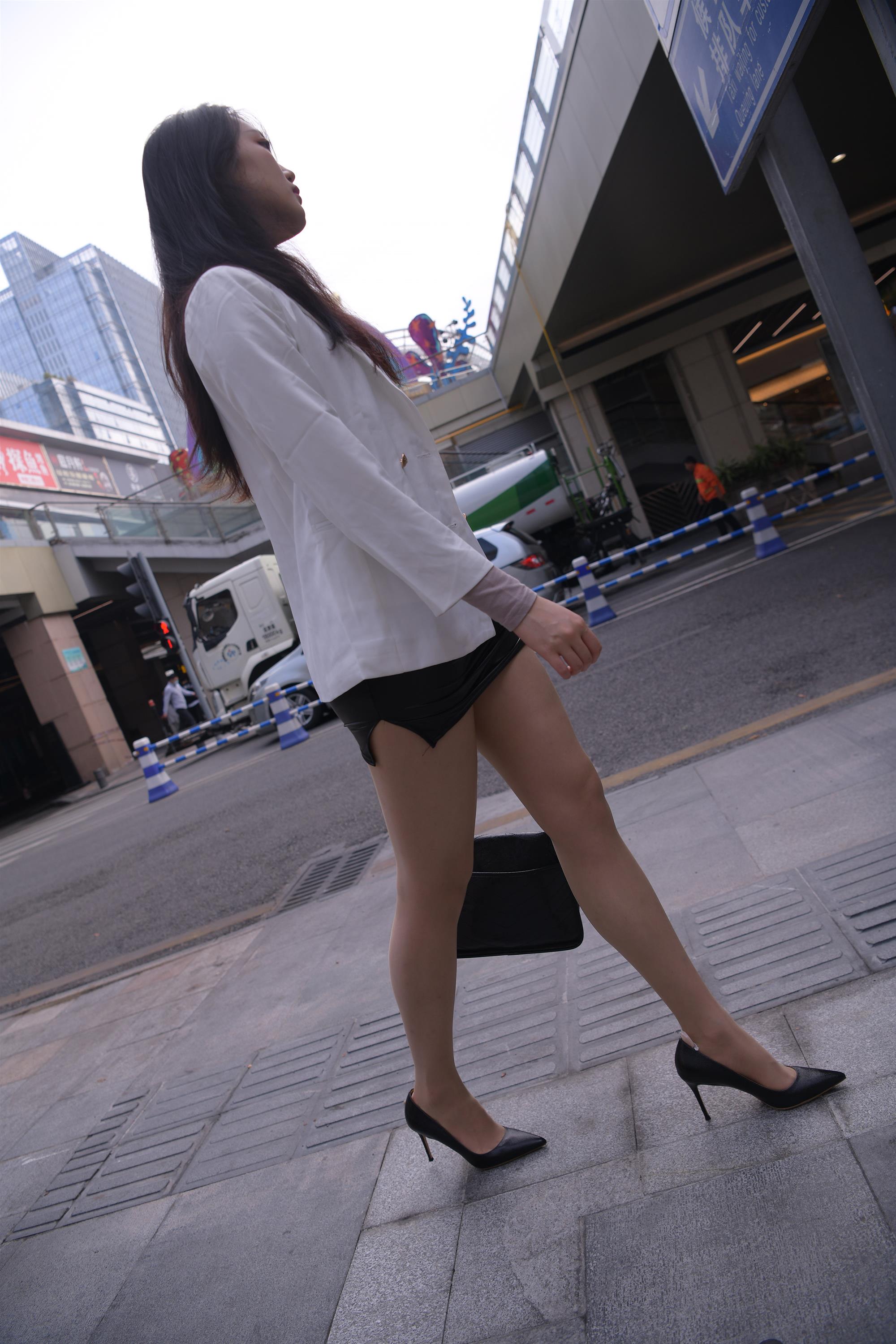Street black mini skirt white suit - 117.jpg