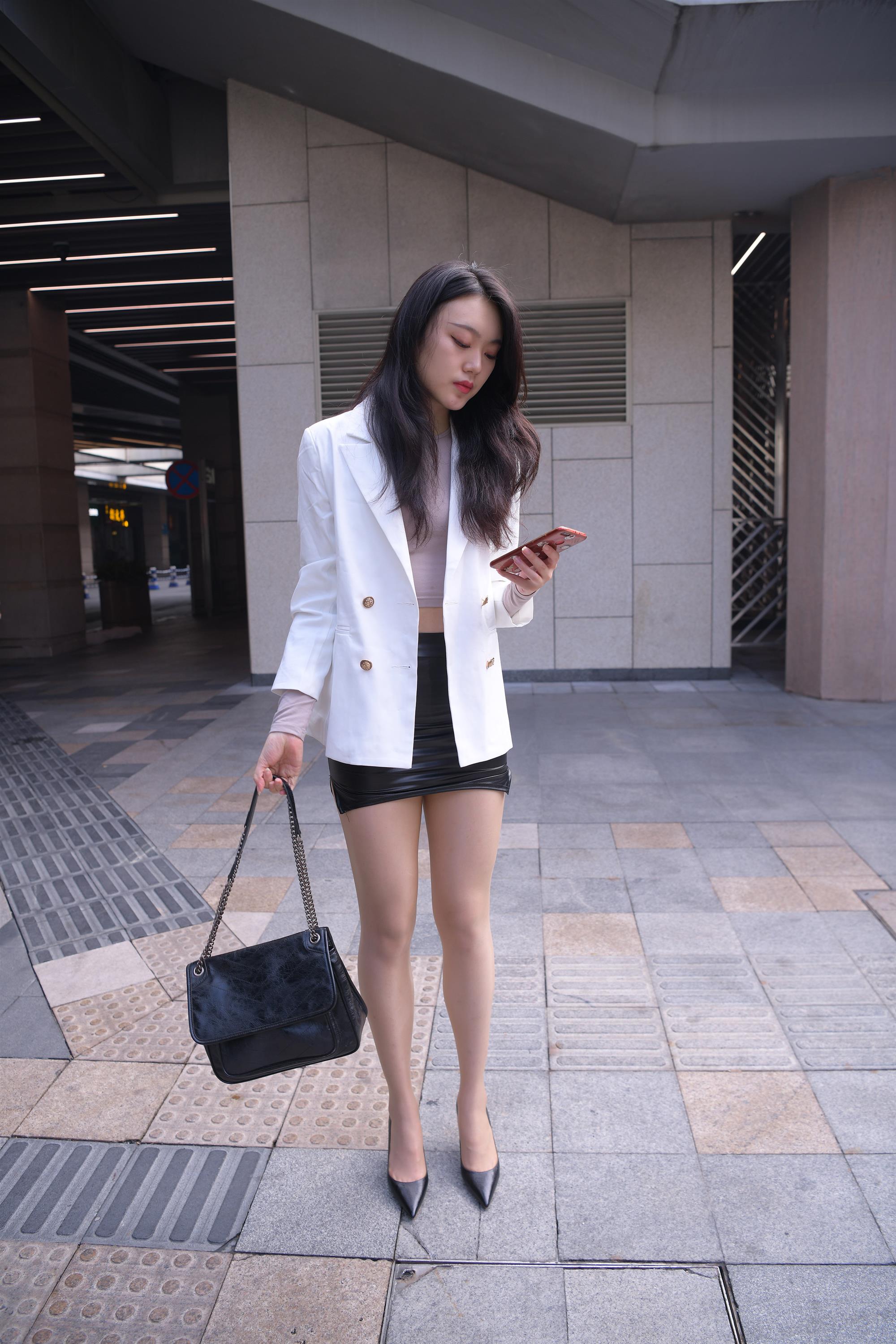 Street black mini skirt white suit - 81.jpg