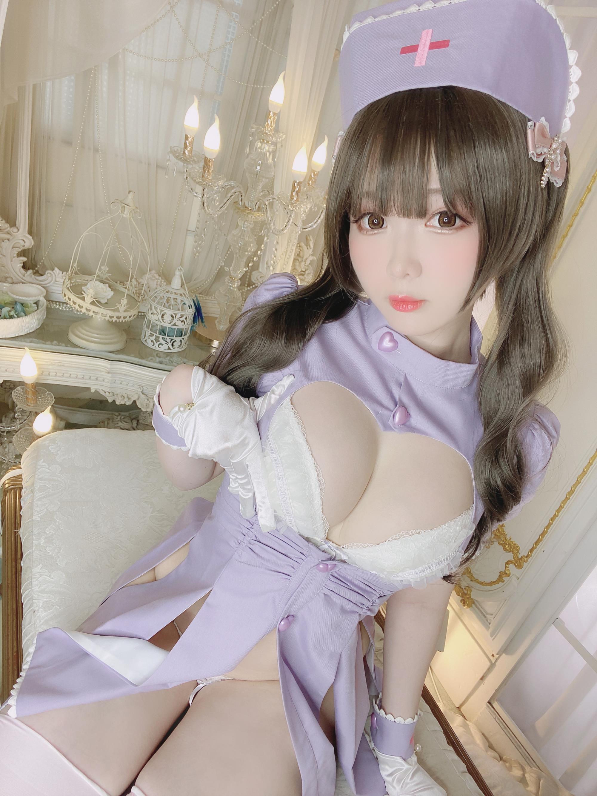 Cosplay 霜月shimo 紫护士 - 6.jpg