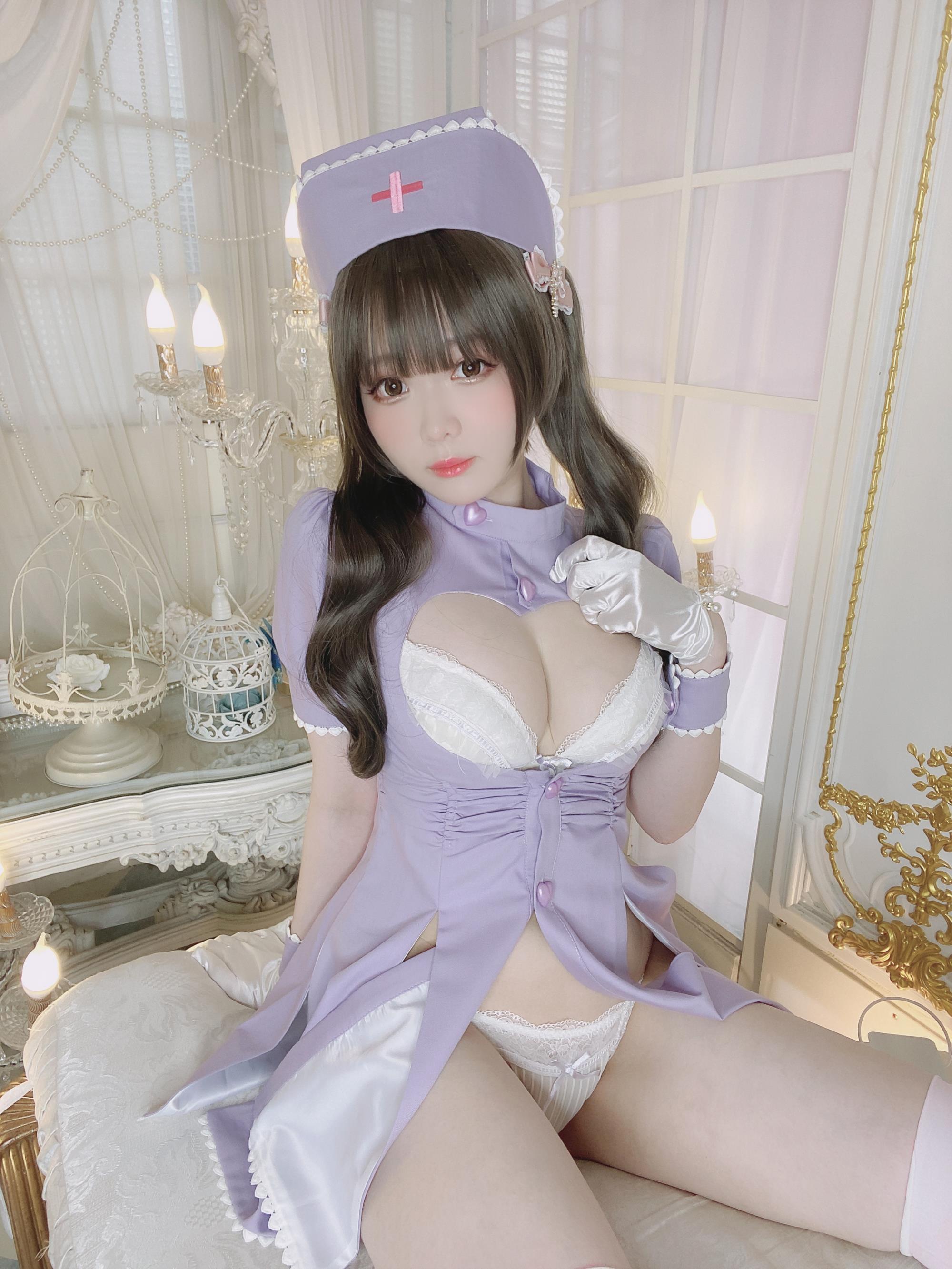 Cosplay 霜月shimo 紫护士 - 16.jpg