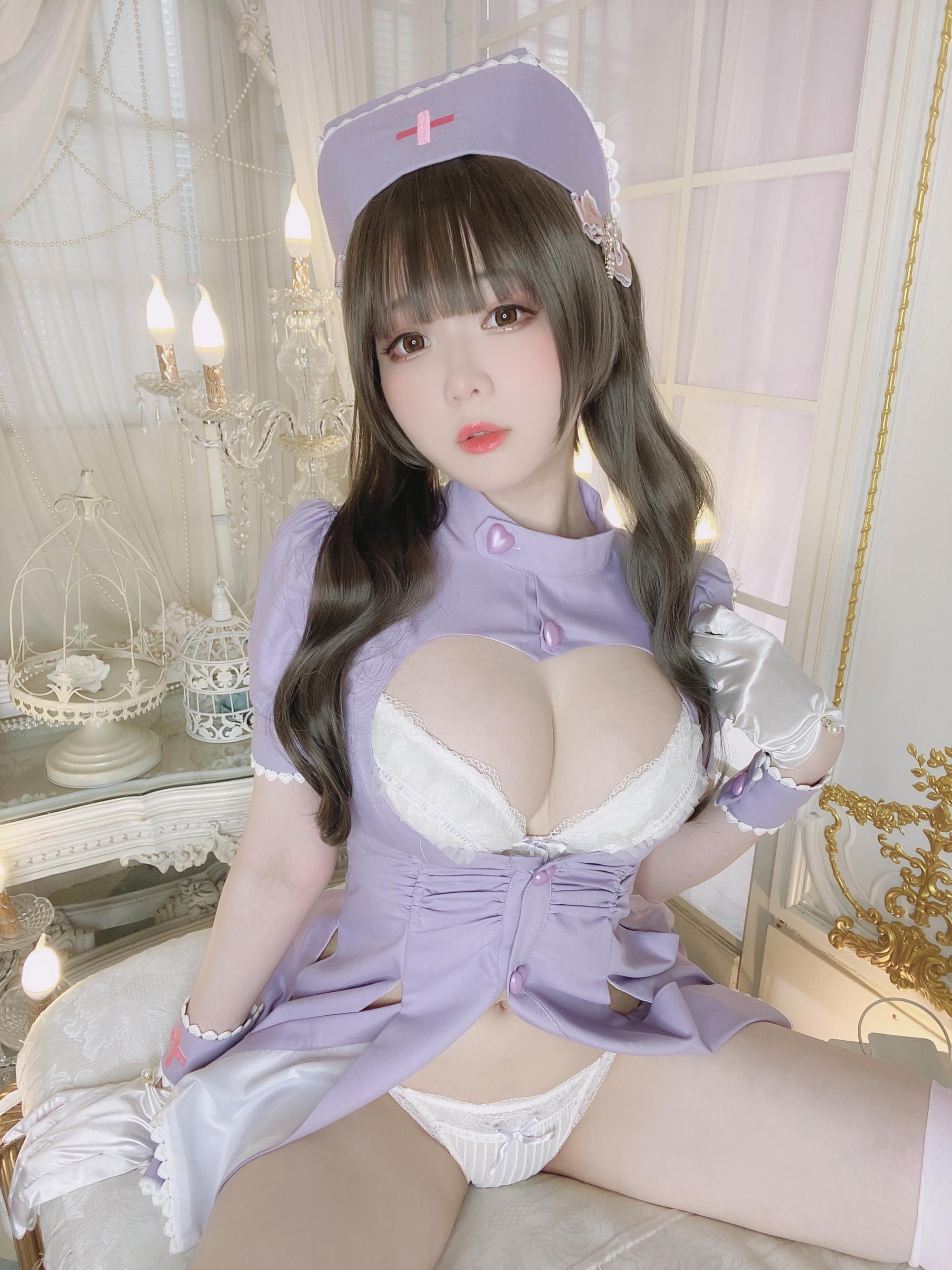 Cosplay 霜月shimo 紫护士 - 15.jpg