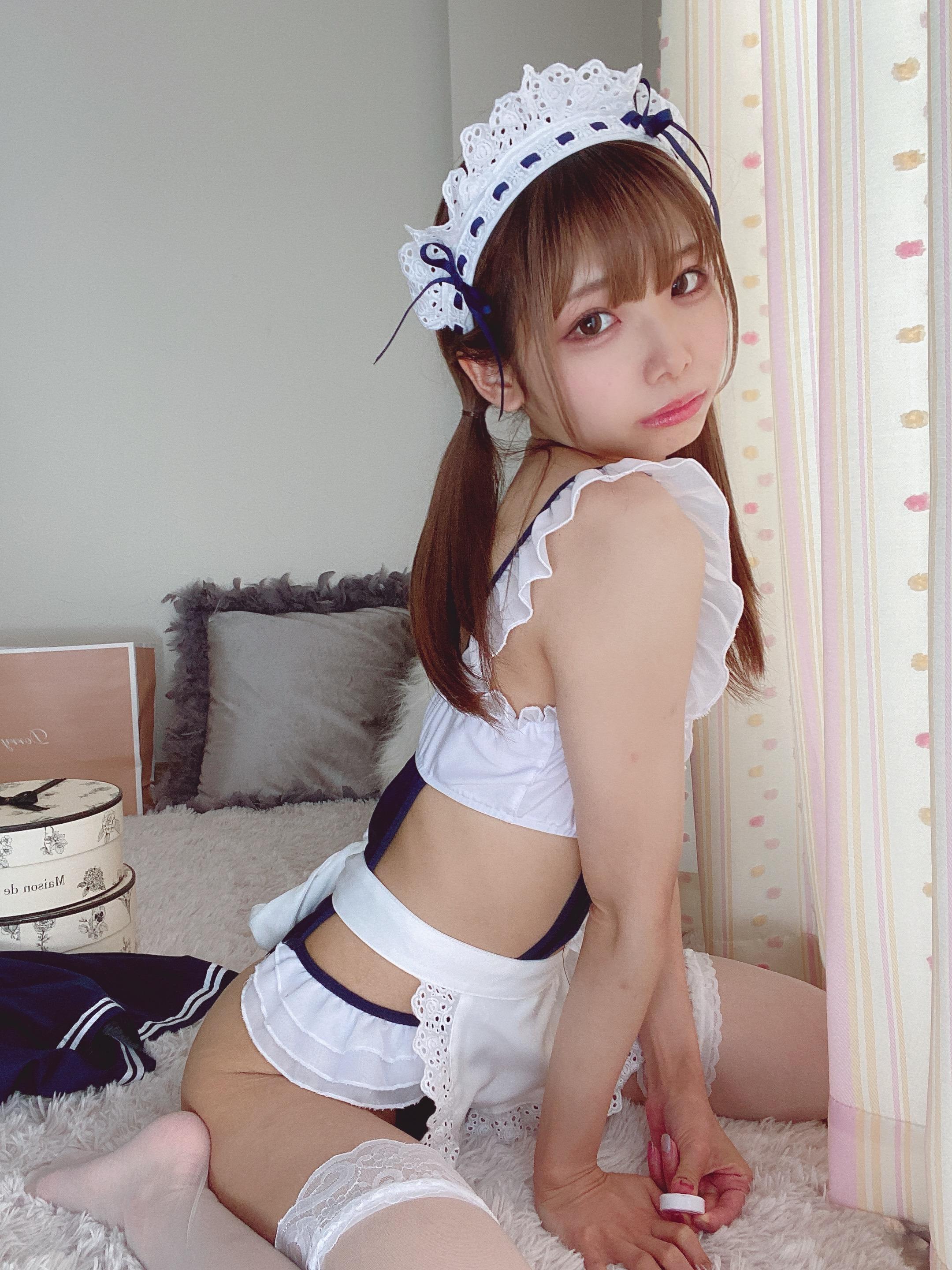 (Cosplay) Mahore Himemiya 姫宮まほれ Selfie  DL photobook maid - 161.jpg