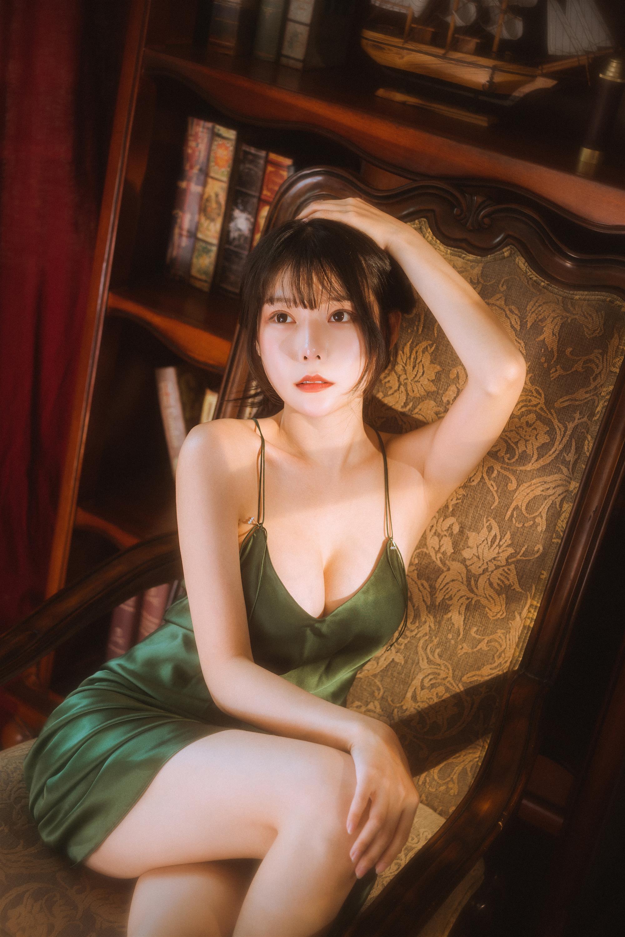 Cosplay 香草喵露露 Green dress - 27.jpg
