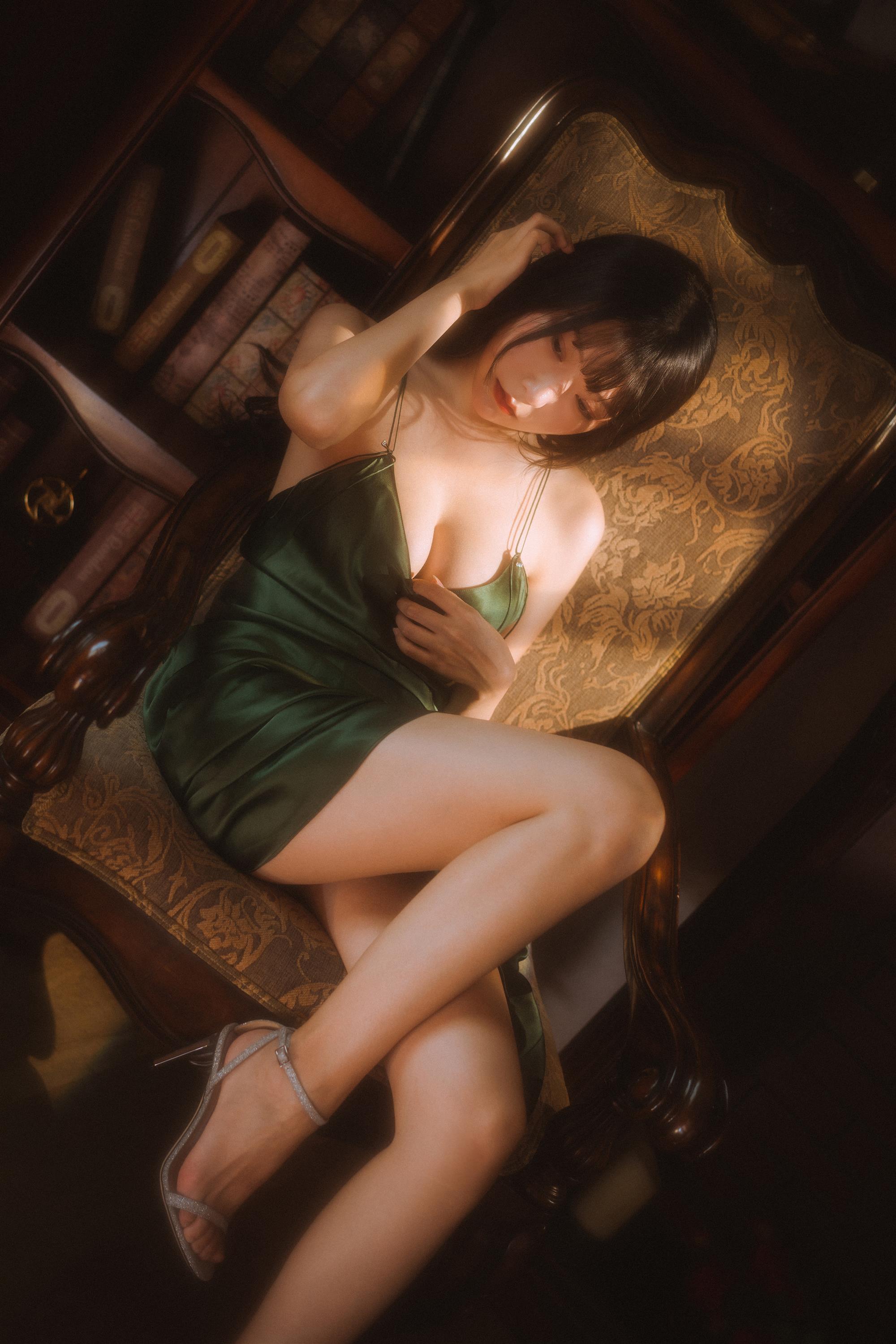 Cosplay 香草喵露露 Green dress - 30.jpg