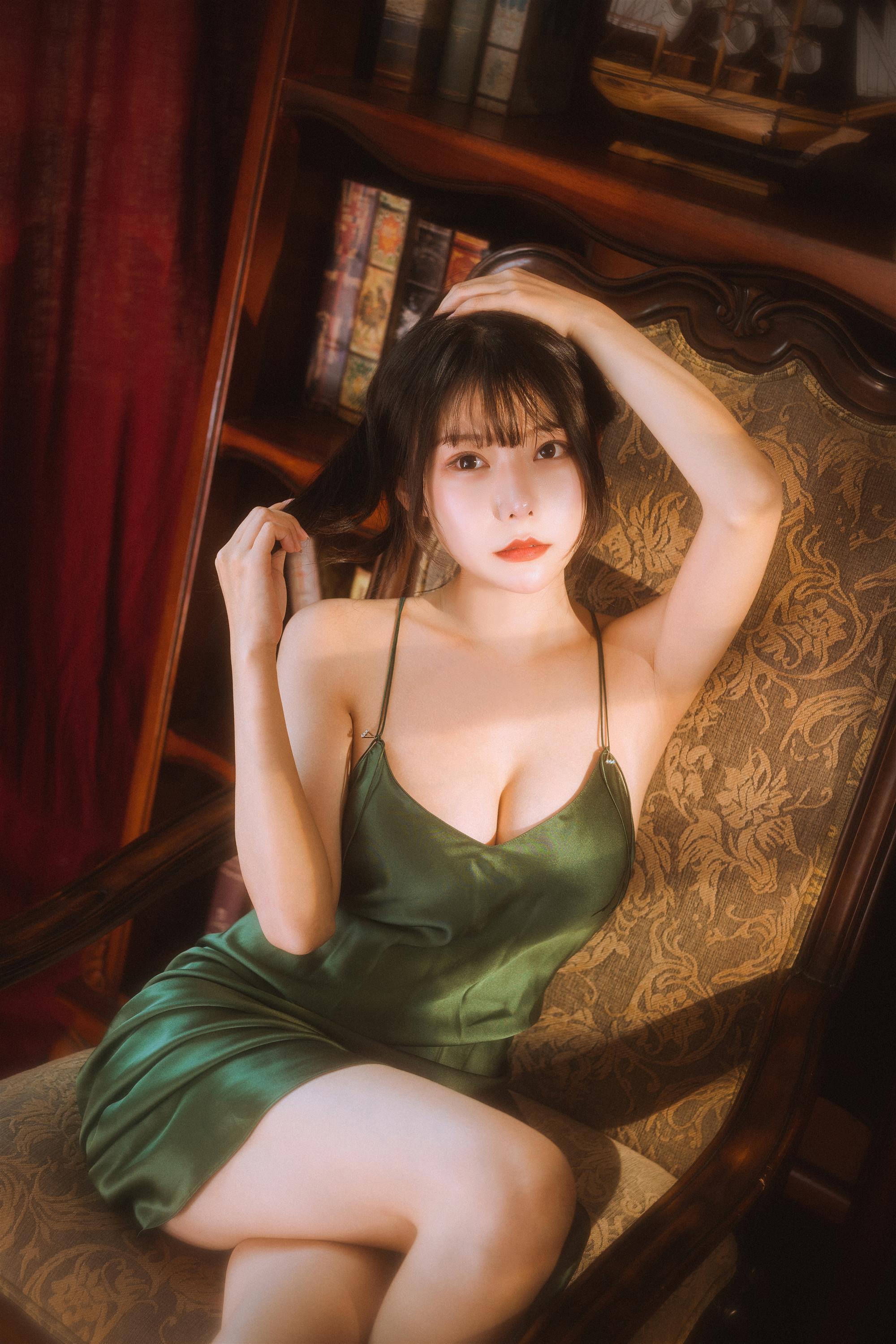 Cosplay 香草喵露露 Green dress - 26.jpg