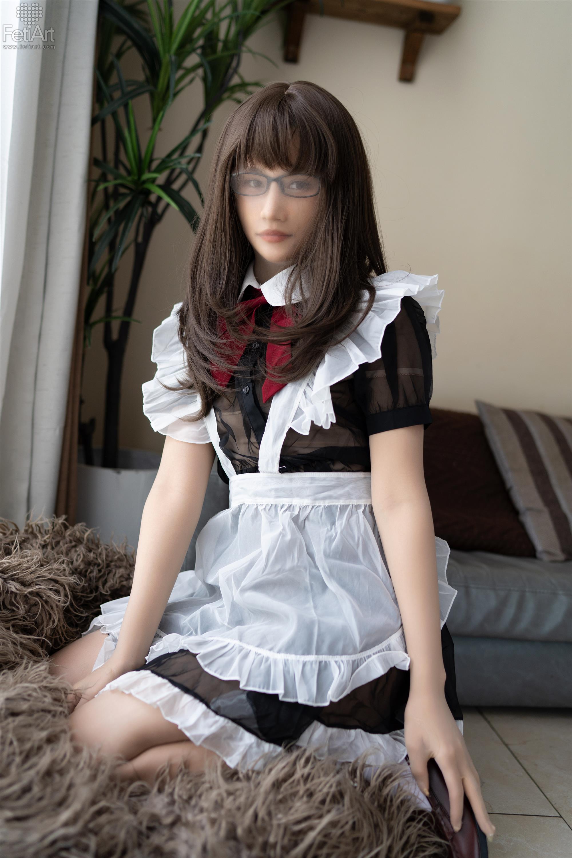 FetiArt尚物集 NO.00048 Pantyhose Encasement Maid MODEL Jasmine - 4.jpg