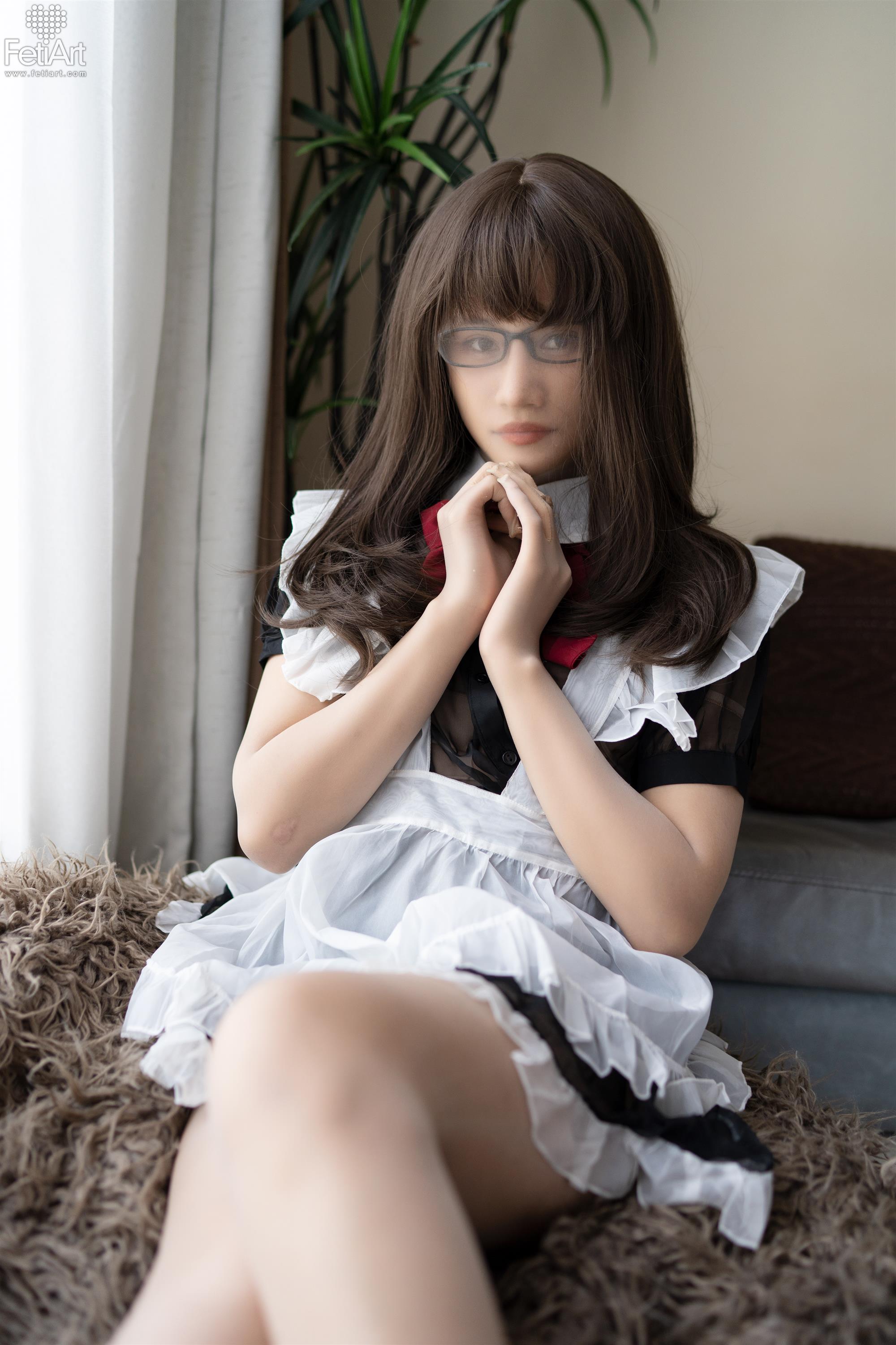 FetiArt尚物集 NO.00048 Pantyhose Encasement Maid MODEL Jasmine - 14.jpg