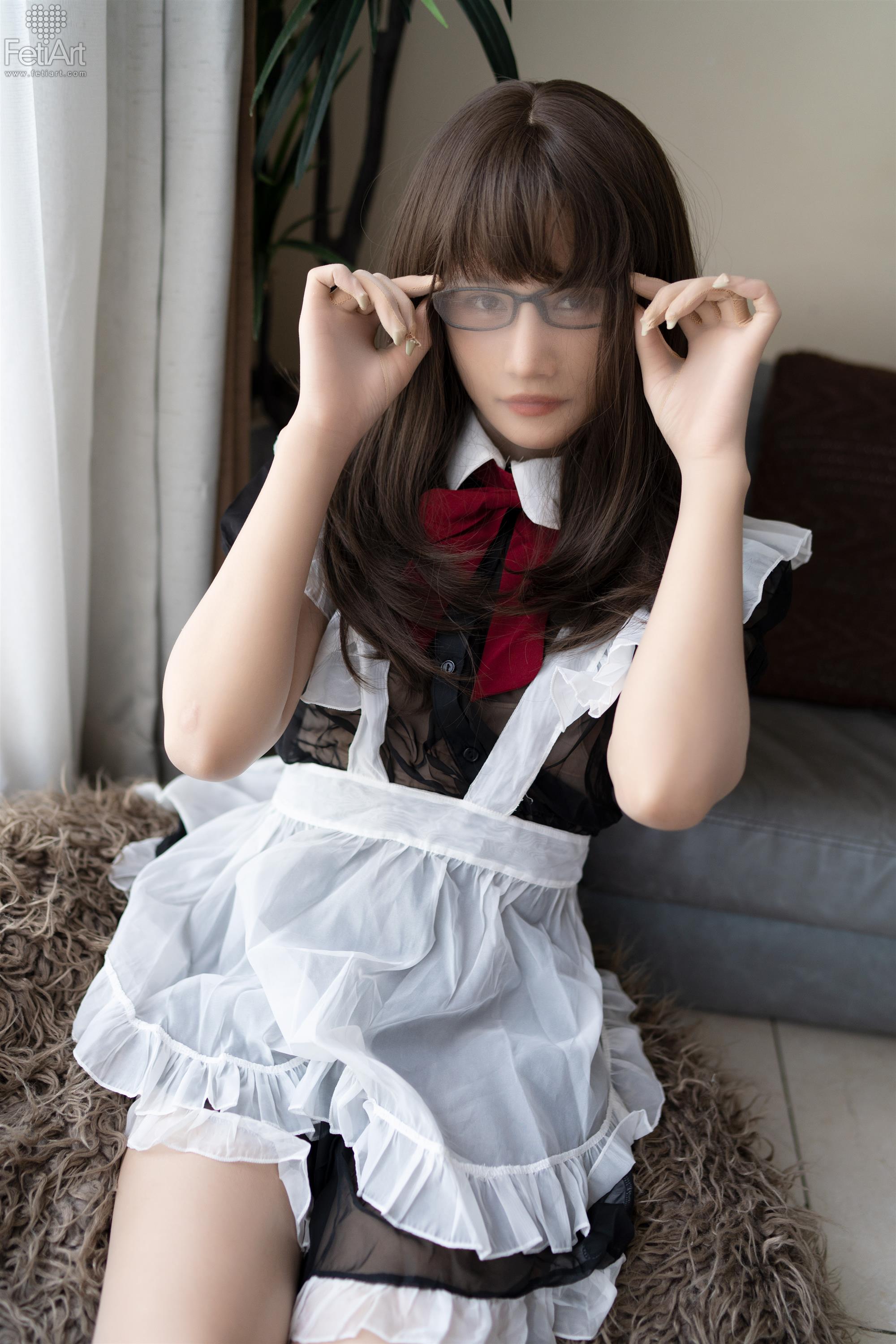 FetiArt尚物集 NO.00048 Pantyhose Encasement Maid MODEL Jasmine - 10.jpg
