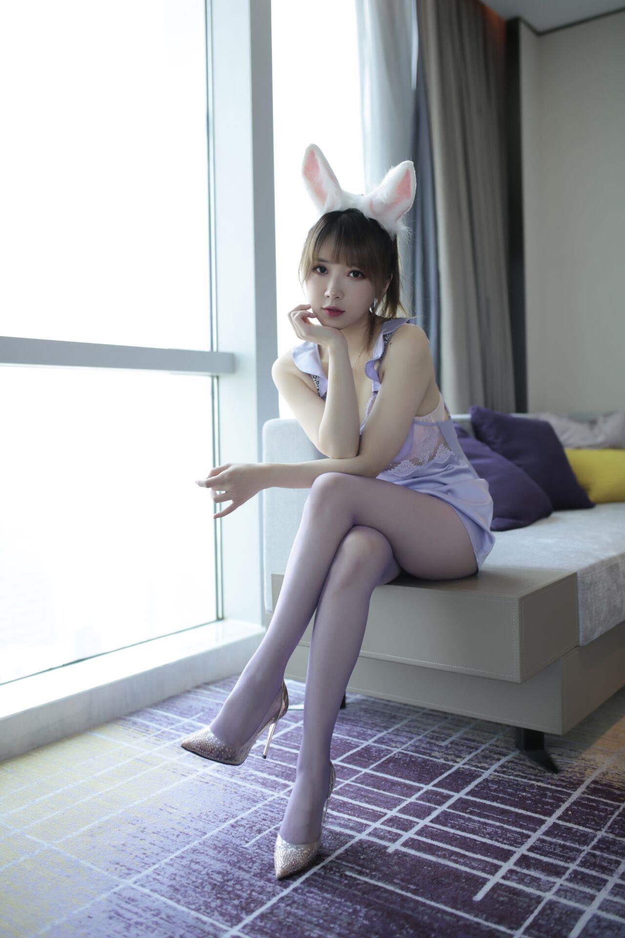 Cosplay 小女巫露娜 粉紫兔兔 - 3.jpg